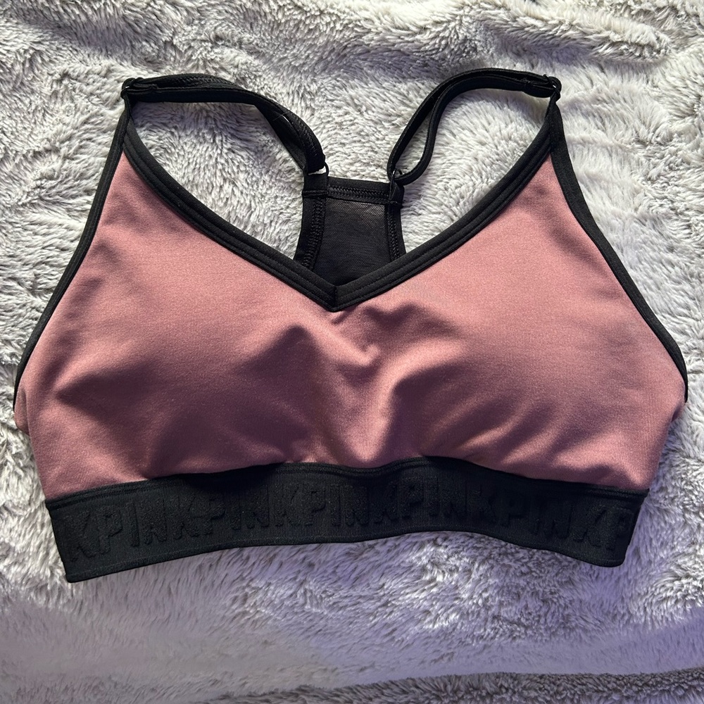 NEVER WORN! Super cute dark magenta sports bra!